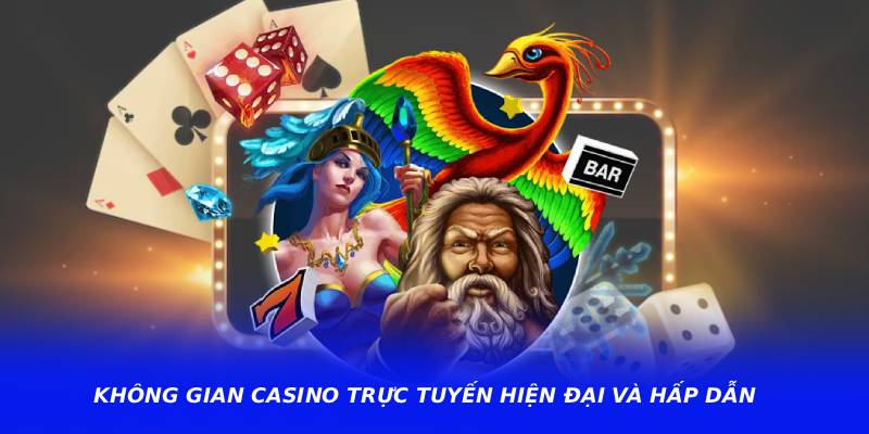 Không gian casino trực tuyến hiện đại và hấp dẫn